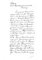 Dopis o predvideni gradnji zbiralnika vode z dne 23. septembra 1890 title=
