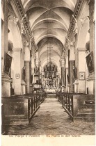 Notranjost cerkve sv. Marije. 
Okoli leta 1915. Ni bila poslana. title=